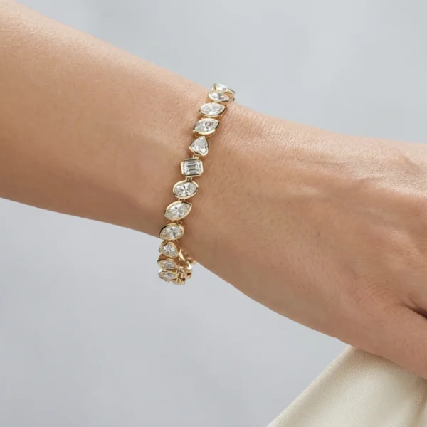 BGBR8999 - Radiant Medley Gold Bracelet Model
