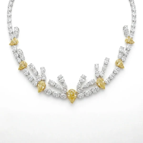 BGNK8942 18KWY OVL PR NECKLACE