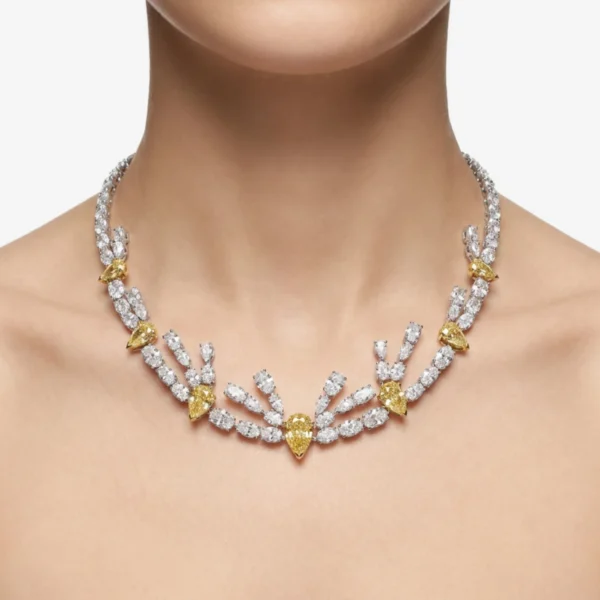 BGNK8942 18KWY OVL PR NECKLACE model