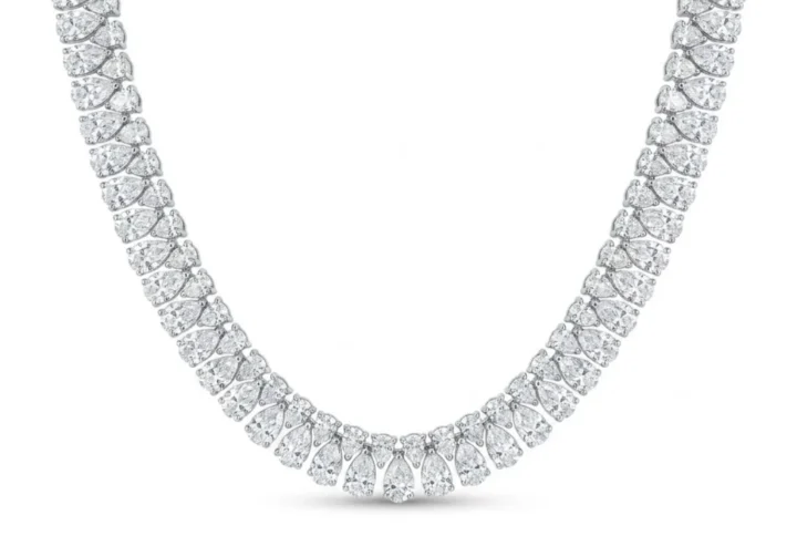 SKNK9289 18KW PR NECKLACE