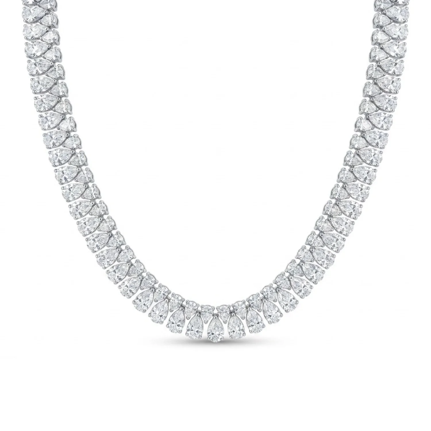 SKNK9289 18KW PR NECKLACE