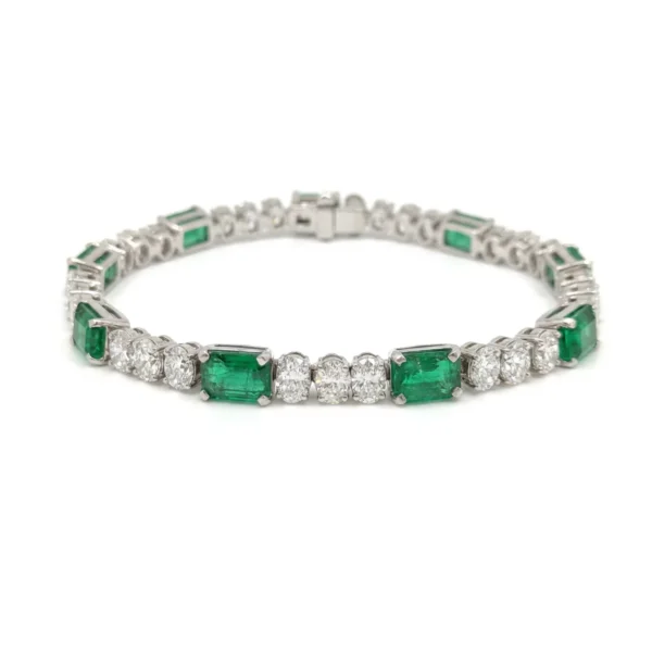 White bg - BGBR6625 - Verdant Royale Diamond Bracelet