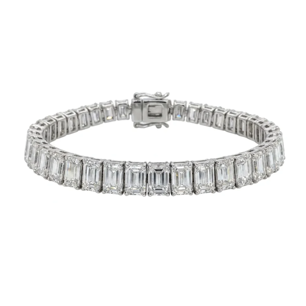 Lumina Emerald-Cut Diamond Bracelet