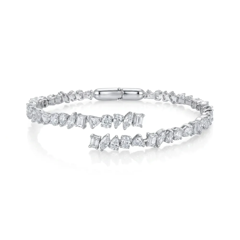 Ellara Diamond Cascade Bangle
