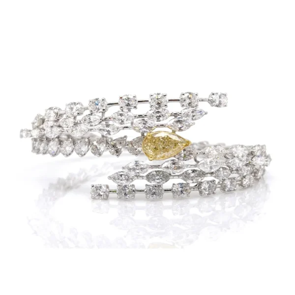 white bg - BGBN7440 - Celestial Vine Diamond Wrap