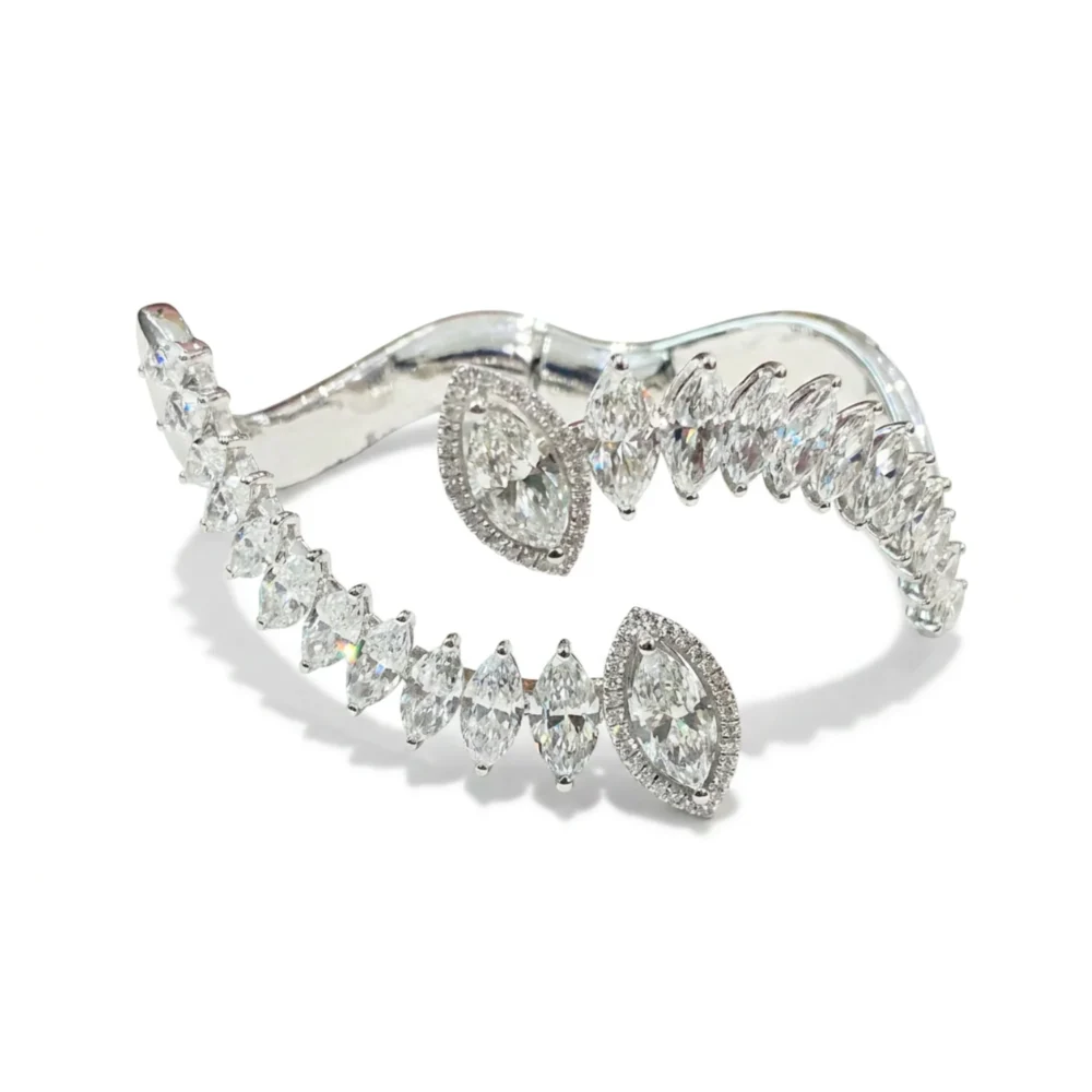 Imperial Marquise Diamond Bangle
