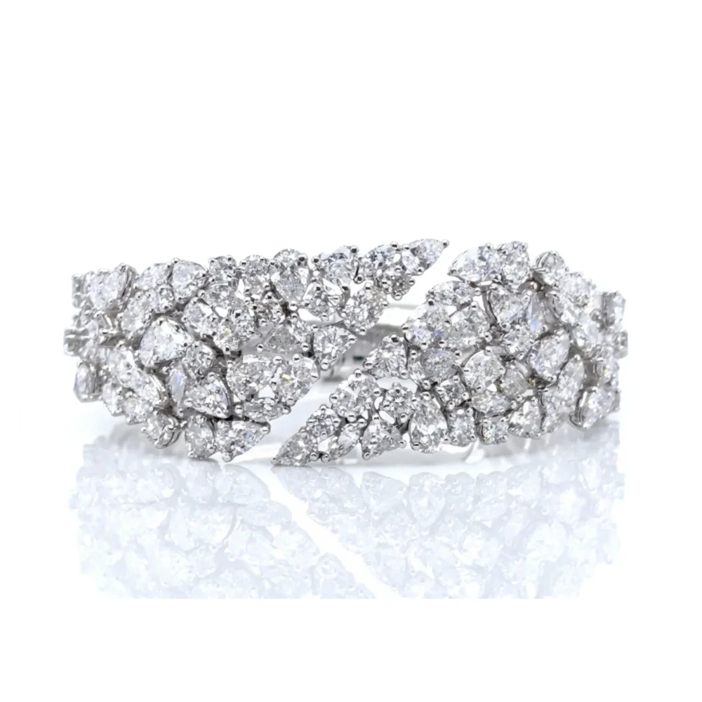 Celestial Cluster Diamond Bangle