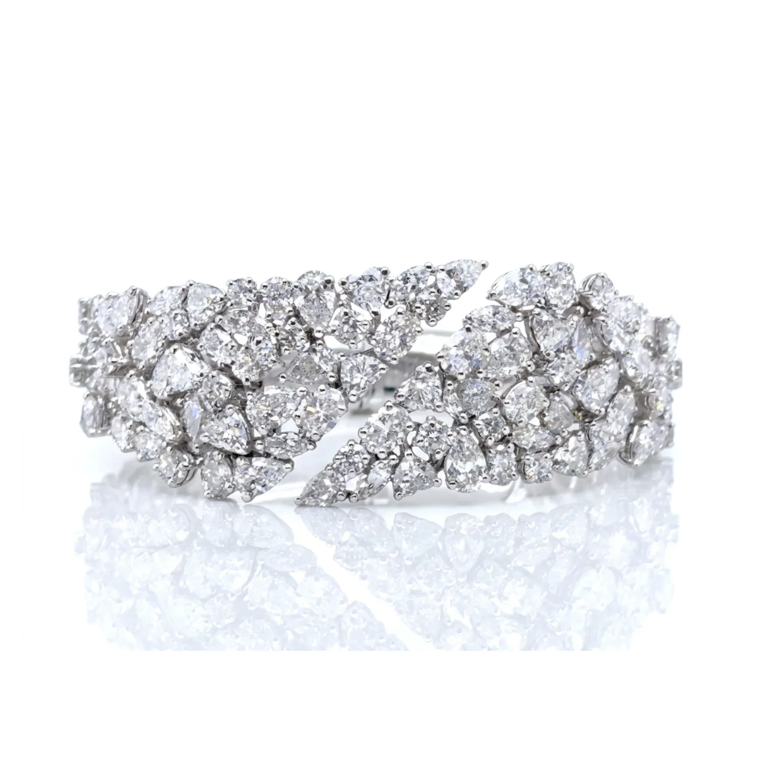 white bg – BGBN7867 – Celestial Cluster Diamond Bracelet