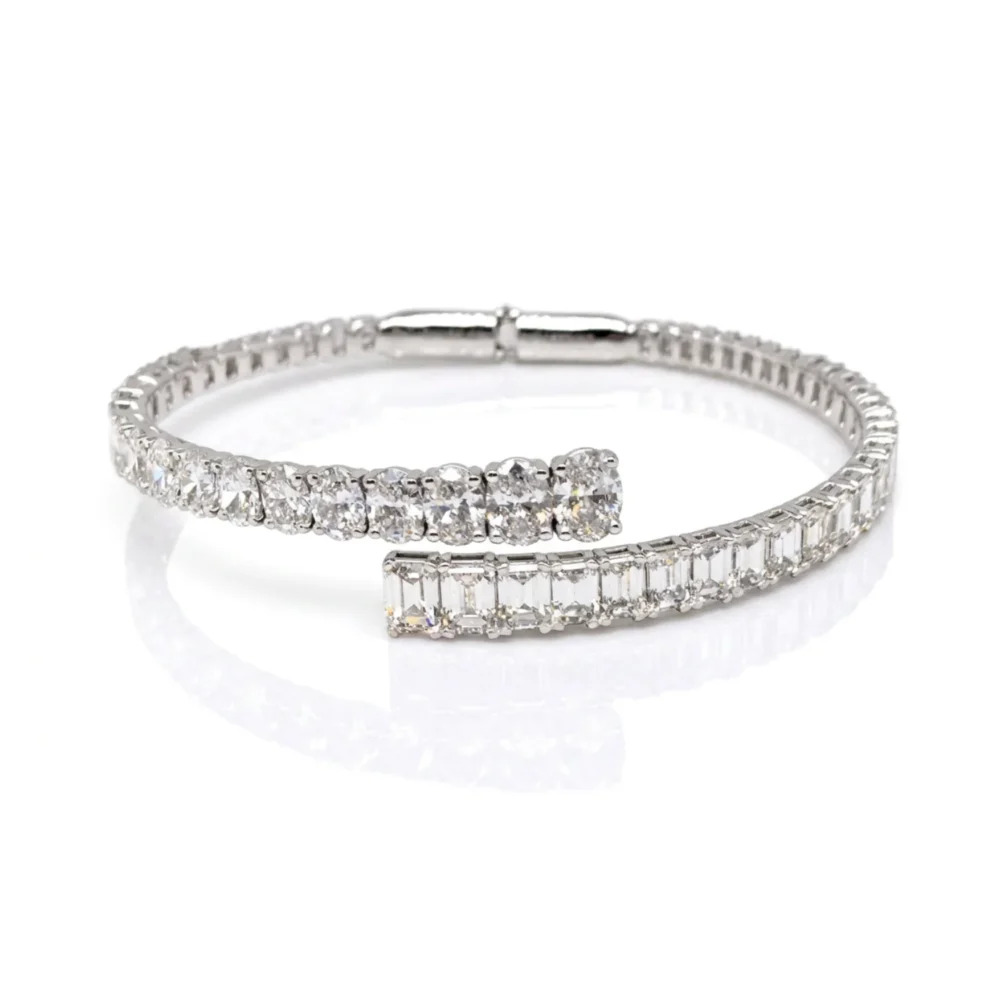 Imperial Contrast Diamond Bangle
