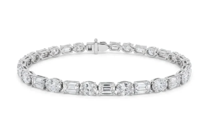 white bg - BGBR7200 - Valencia Mixed-Cut Diamond Bracelet