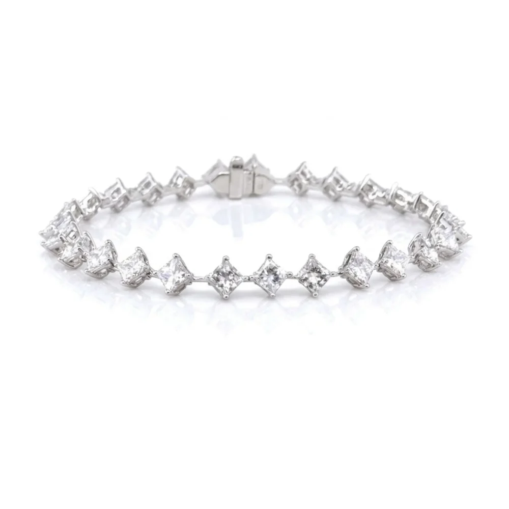 Stella Princess-Cut Diamond Bracelet