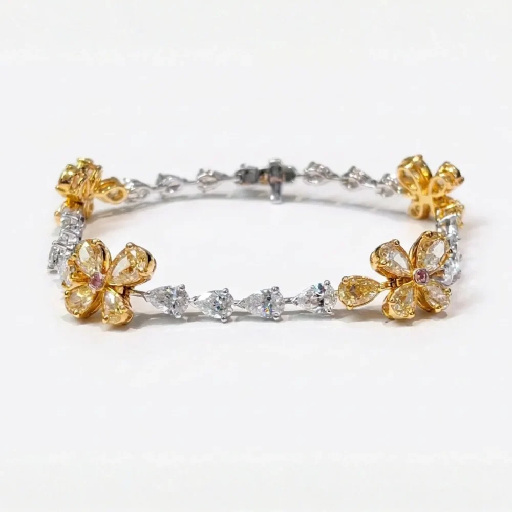 Flora Royale Two-Tone Bracelet