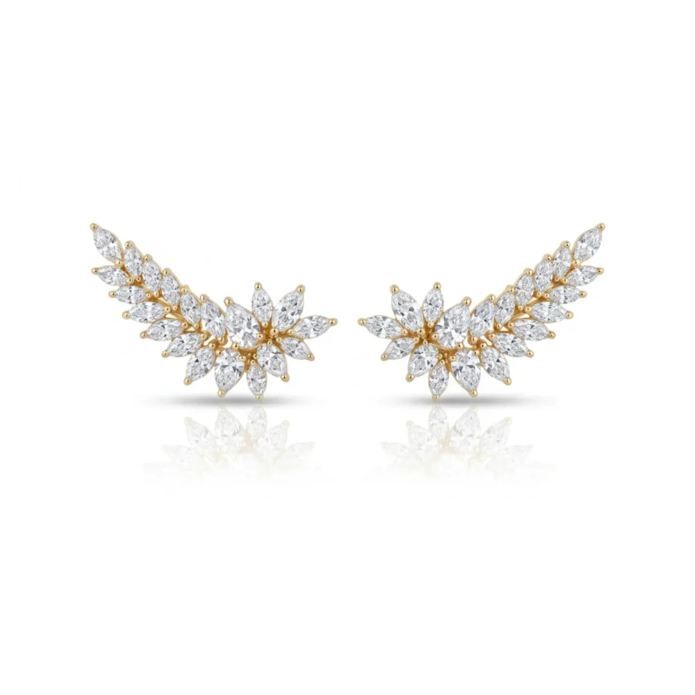 BGER9216 – 18KY PR MQ EARRING