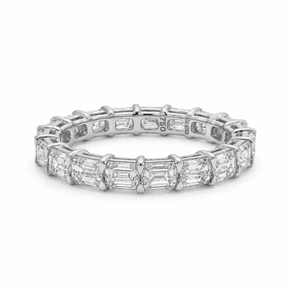 Lumière Diamond Eternity 18KW EM Ring