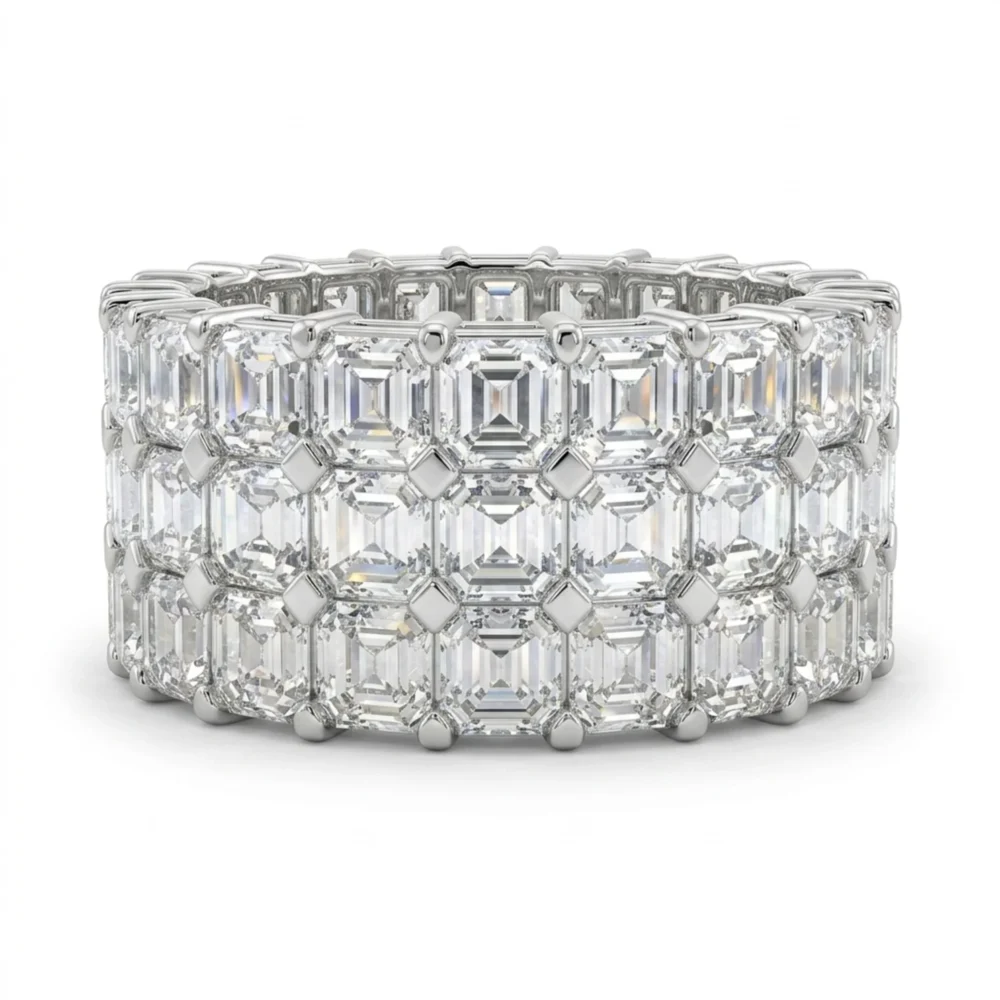 Arvelle Baguette 18KW ASCH Diamond Ring